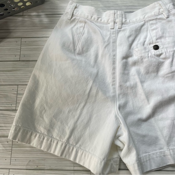 Liz Wear Vintage Classic High Waisted White Women's Shorts size 2 - Picture 6 of 6